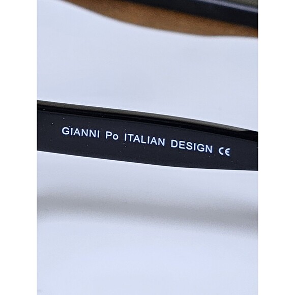 GIANNI PO WOMEN'S EYEGLASSES GP 2618 56-17 145 Black I Wear NWT DEMO LENSES - Picture 13 of 16